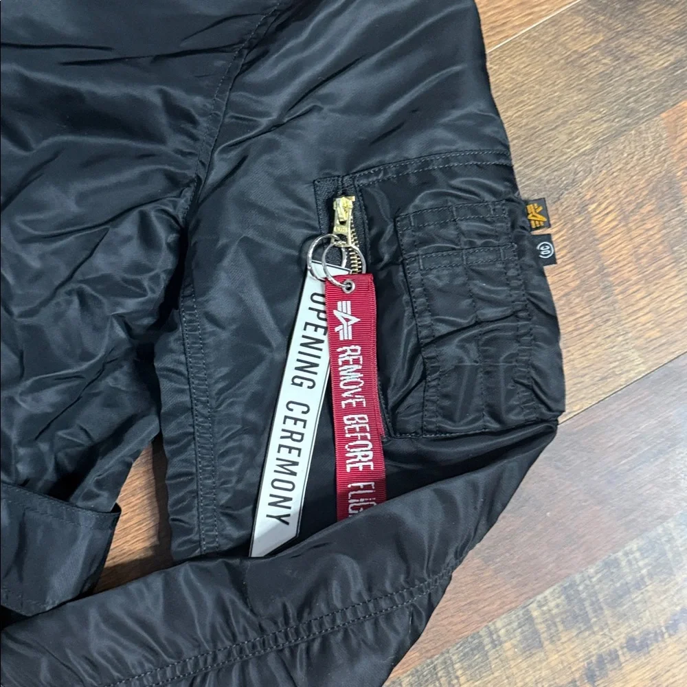 RARE Alpha Industries x Opening Ceremony Nylon Trench Coat - Black